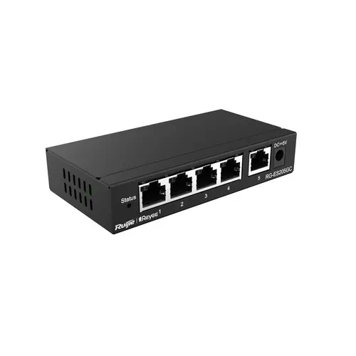 REYEE SMART SWITCH 5 PORTE GIGABIT (CHASSIS METALLICO DESKTOP)