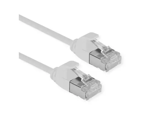 ROLINE CAVO DI RETE U/FTP DATACENTER PATCHCORD CAT.6A/CLASSE EA, LSOH, SLIM, GRIGIO, 0.3M