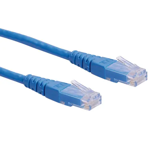 ROLINE CAVOUTP PATCHCORD CAT.6, CLASS E, BLU, 5M