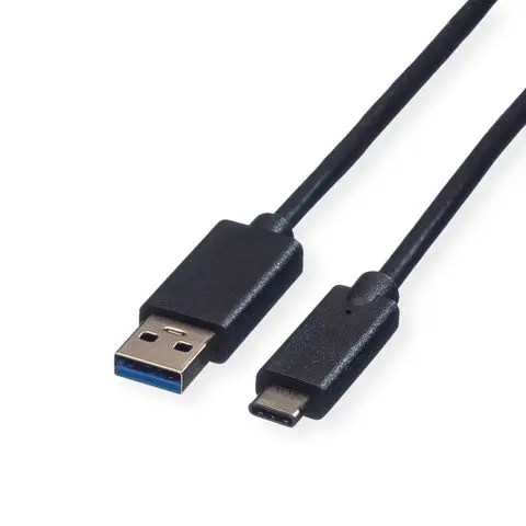 ROLINE GREEN CAVO USB3.2 GEN1, A - C, M/M, BLACK, 1M