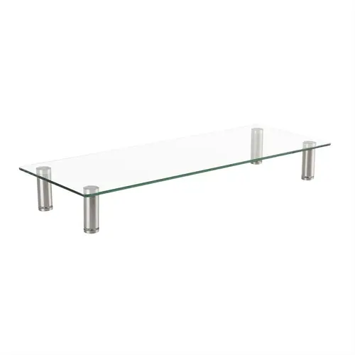 ROLINE STAND PER MONITOR IN VETRO, CON PIEDINI METALLICI AGGIUSTABILI