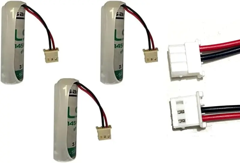 SAFT batteria litio 3,6 V compatibile antifurto allarme tecnoallarm (3 pezzi)