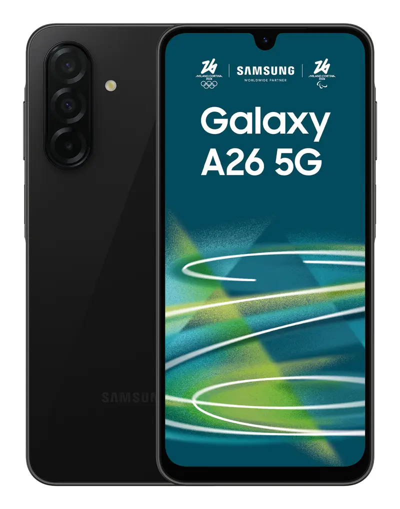 Samsung Galaxy A26 5G, Smartphone con Funzioni intelligenti, Display Super AMOLED 6.7”, 8GB RAM, 256GB, Batteria 5.000 mAh, memoria espandibile, Black