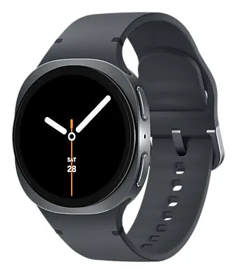 Samsung Galaxy Watch 8 3,3 cm (1.3") AMOLED 40 mm Digitale 438 x 438 Pixel Touch screen Grafite Wi-Fi GPS (satellitare)