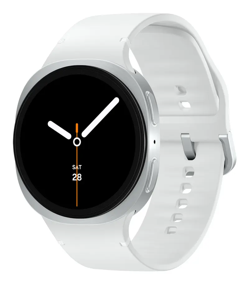 Samsung Galaxy Watch 8 3,81 cm (1.5") AMOLED 44 mm Digitale 480 x 480 Pixel Touch screen Argento Wi-Fi GPS (satellitare)
