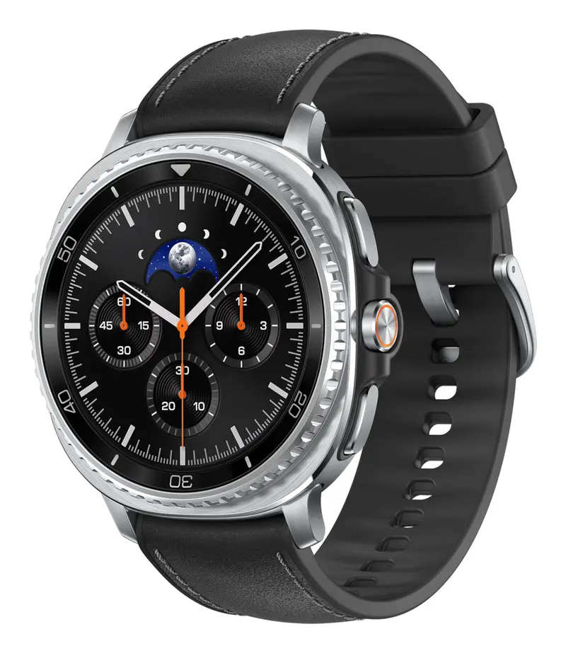 Samsung Galaxy Watch 8 Classic 3,3 cm (1.3") AMOLED 46 mm Digitale 438 x 438 Pixel Touch screen 4G Argento Wi-Fi GPS (satellitare)