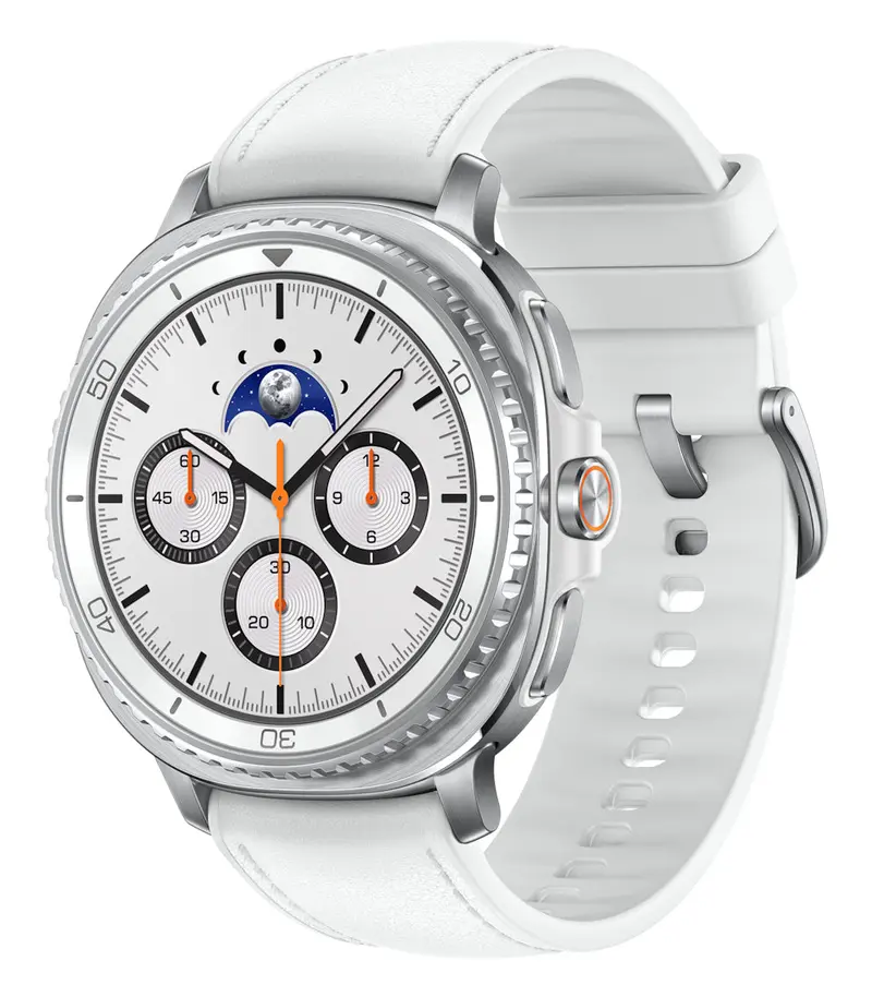 Samsung Galaxy Watch 8 Classic 3,3 cm (1.3") AMOLED 46 mm Digitale 438 x 438 Pixel Touch screen Argento Wi-Fi GPS (satellitare)