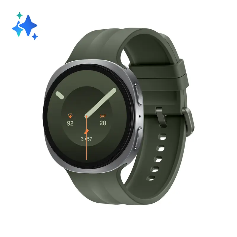 Samsung Galaxy Watch 9 3,81 cm (1.5") AMOLED 44 mm Digitale 480 x 480 Pixel Touch screen Argento Wi-Fi GPS (satellitare)