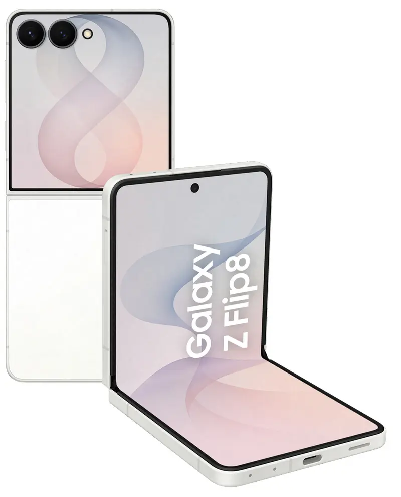 Samsung Galaxy Z Flip8 , 512GB, Cream, Selfie Camera 50MP, Now Brief, Assistente Foto, FlexWindow Personalizzata, Batteria 4300 mAh, RAM 12GB