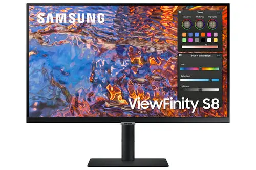 Samsung S80PB Monitor PC 68,6 cm (27") 3840 x 2160 Pixel 4K Ultra HD LCD Nero