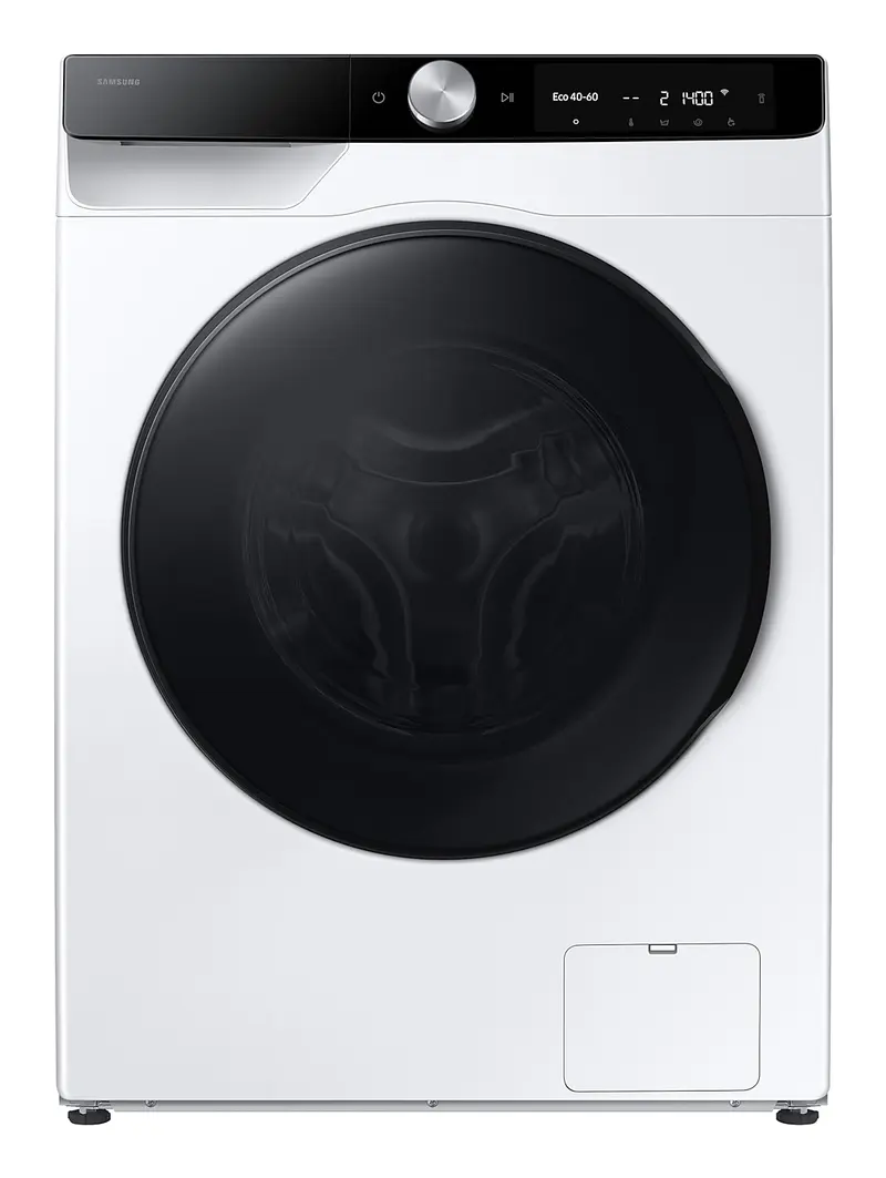 Samsung WD90DG6G94BK lavasciuga Libera installazione Caricamento frontale Bianco