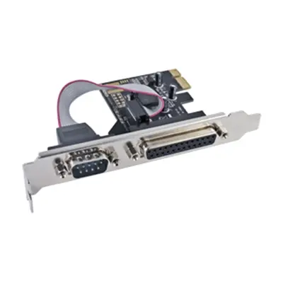 SCHEDA PCI-E CON 1 PORTA SERIALE + 1 PORTA PARALLELA