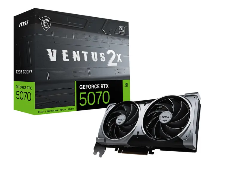 SCHEDA VIDEO MSI RTX 5070 12GB VENTUS 2X OC