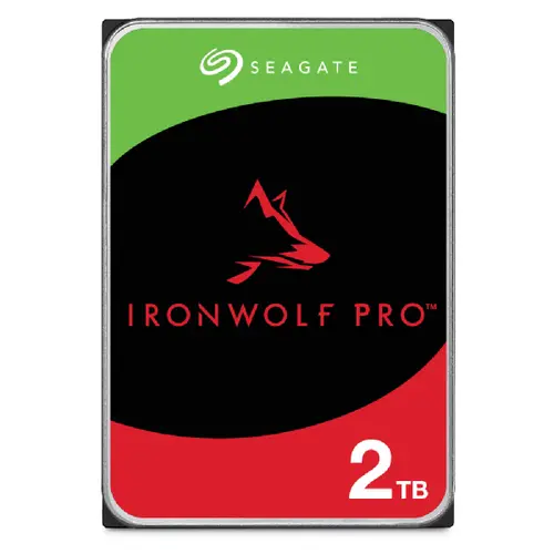 SEAGATE HDD INTERNO IRONWOLF PRO 2TB 3,5 SATA 6GBS 7200RPM