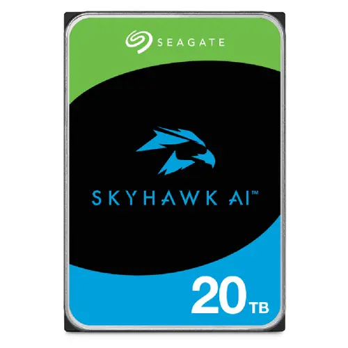 SEAGATE HDD INTERNO SKYHAWK AI 20TB 3,5 SATA 6GBS 512MB CACHE 5YRS WARRANTY