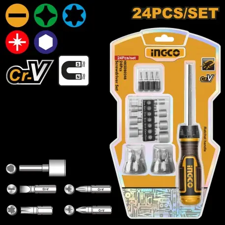 Set cacciavite 24 inserti