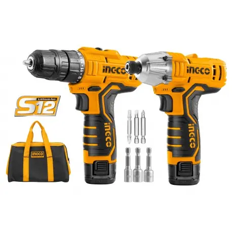 Set trapano + avvitatore imp. 12 V