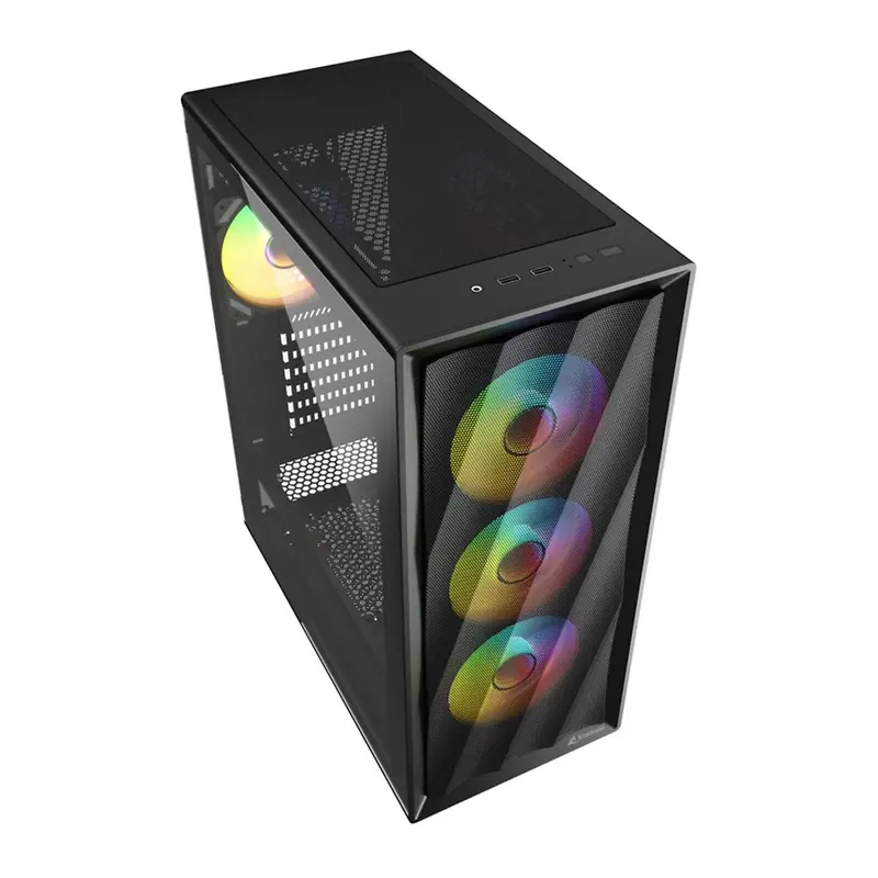 SHARKOON CASE 2X U3, VETRO TEMPERATO, 4X 120 ARGB FAN, ARGB CONTROLLER