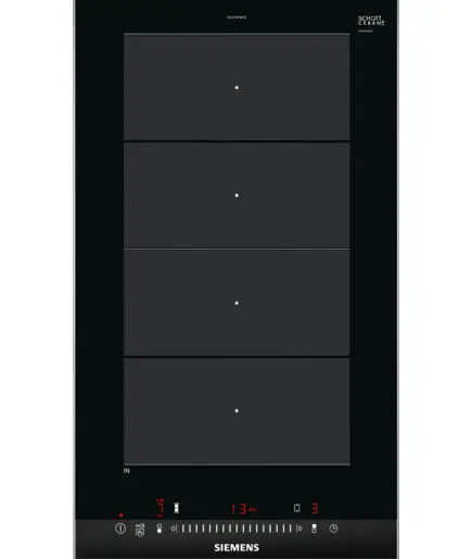 Siemens EX375FXB1E piano cottura Nero Da incasso Piano cottura a induzione 2 Fornello(i)