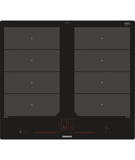 Siemens EX601LXC1E piano cottura Nero Da incasso Piano cottura a induzione 4 Fornello(i)