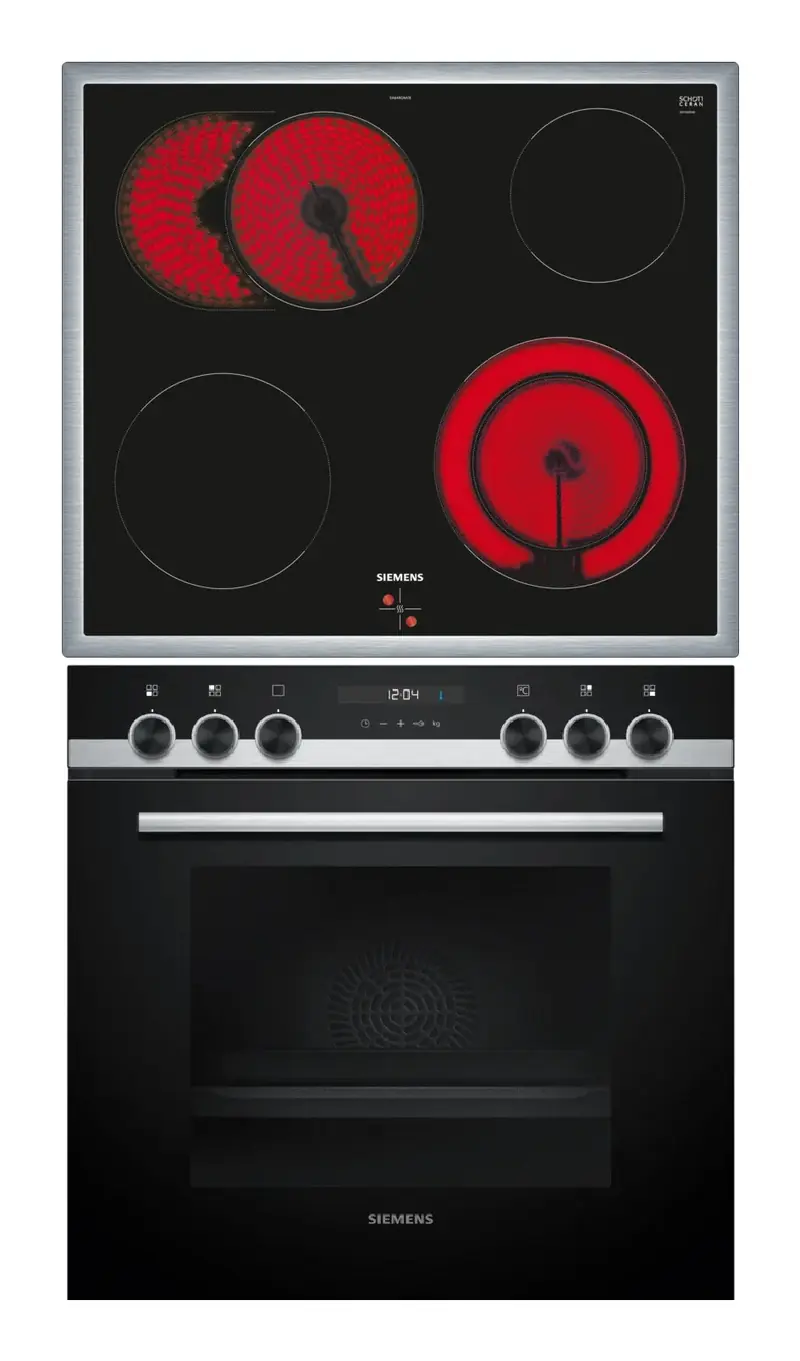 Siemens HE517BBS3 + EA64RGNA1E set di elettrodomestici da cucina Ceramica Forno elettrico