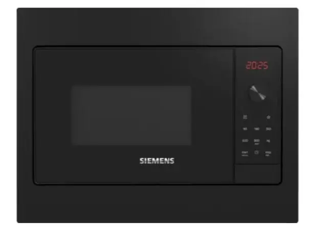 Siemens iQ300 BF523LMB3 forno a microonde Nero, Acciaio inox Solo microonde Da incasso 20 L 800 W