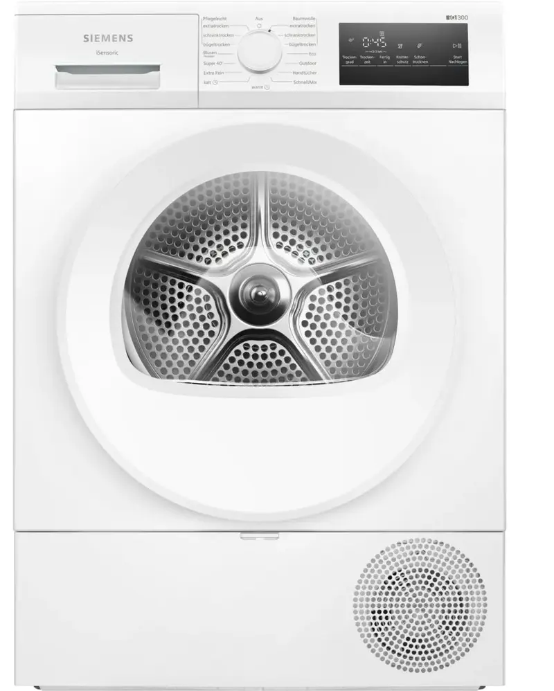 Siemens iQ300 WT45HVA4 asciugatrice Libera installazione Caricamento frontale 8 kg Bianco