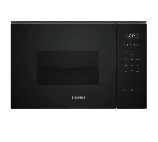 Siemens iQ500 BE555LMB1 Microonde da incasso nero acciaio inox