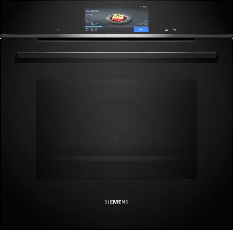Siemens iQ700 HB778G3B1 forno 71 L Nero, Acciaio inox
