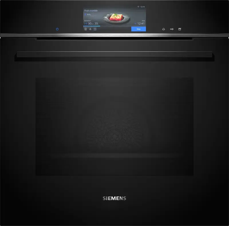 Siemens iQ700 HS758G3B1 forno a vapore Media Nero Touch