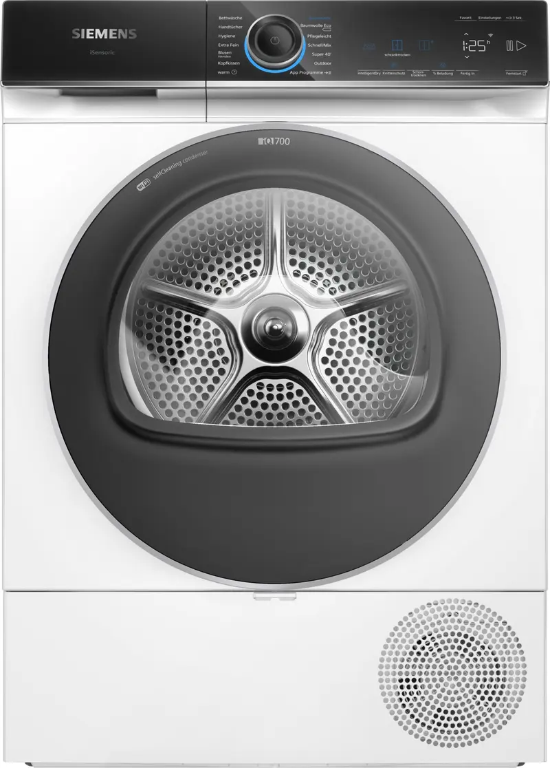 Siemens iQ700 WQ45B2B40 asciugatrice Libera installazione Caricamento frontale 9 kg Bianco
