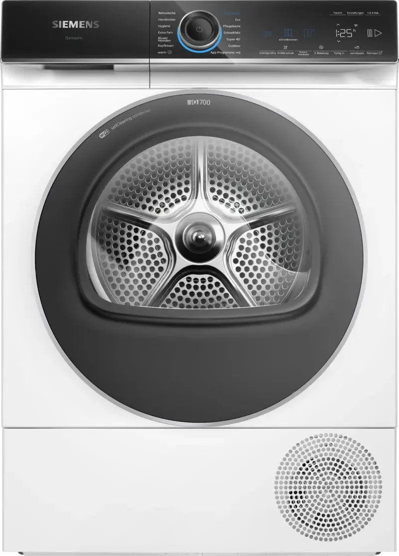 Siemens iQ700 WQ46B2D41 asciugatrice Libera installazione Caricamento frontale 9 kg Bianco