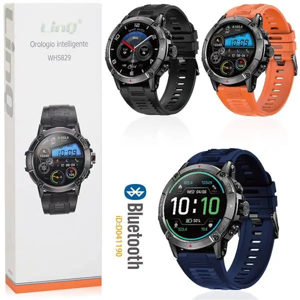 SMARTWATCH DISPLAY 1.52 FULL TOUCH NERO PN