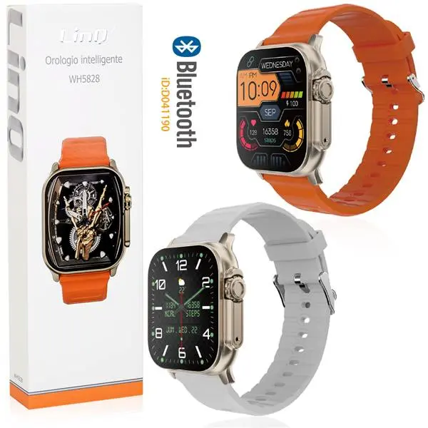 SMARTWATCH DISPLAY 1.91 FULL TOUCH ARANCIONE PN