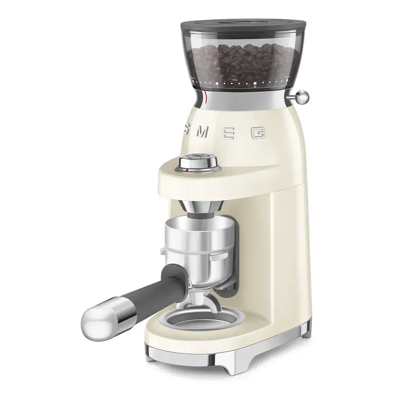 SMEG COFFEE GRINDER 50S STYLE CREAM CGF03CREU