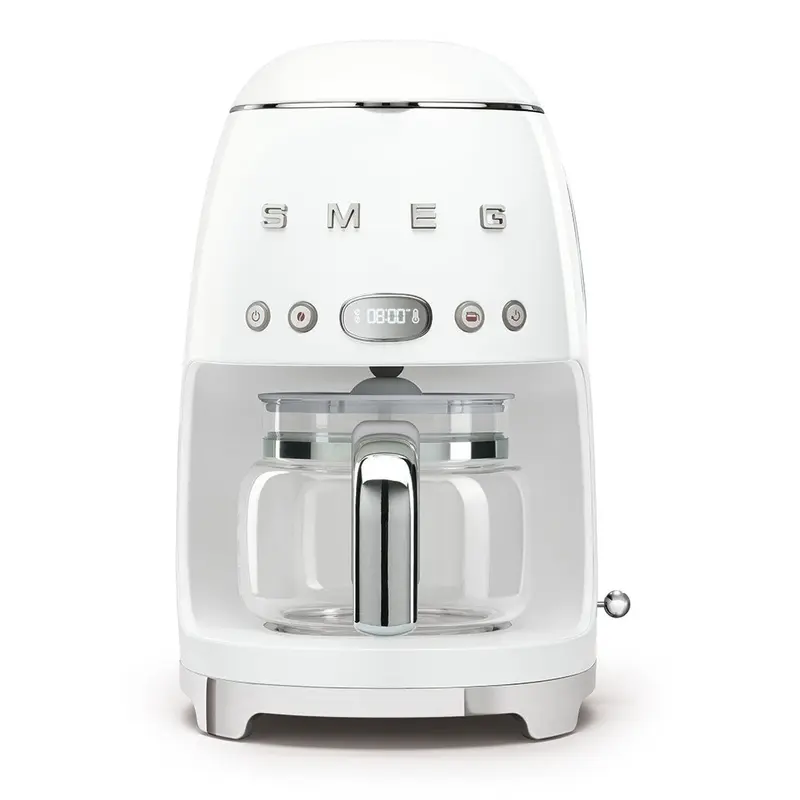 SMEG DRIP COFFEE MAKER 50S STYLE WHITE DCF02WHEU