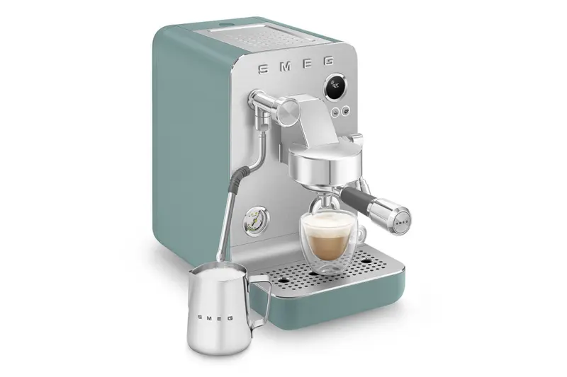 SMEG ESPRESSO COFFEE MACHINE COLLECTION EMERALD GREEN EMC02EGMEU