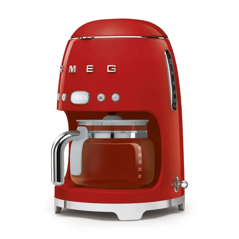 SMEG Macchina Caffè Americano 50's Style Rosso DCF02RDEU.