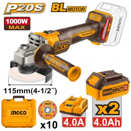 Smerigliatrice brushl 1000 W D1115mm 2 bt e dischi