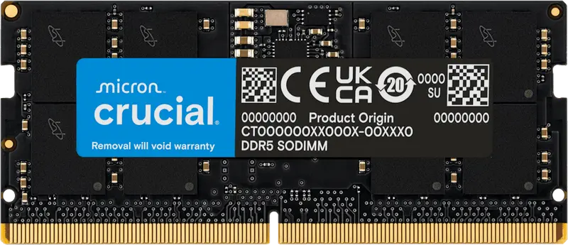 SO-DIMM DDR5 16GB 5600 CRUCIAL CT16G56C46S5