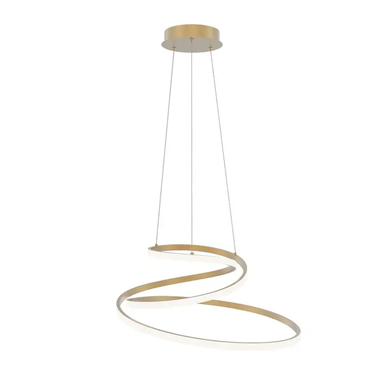 Sospensione LED COASTER in alluminio oro con interruttore CCT LED-COASTER-S-ORO
