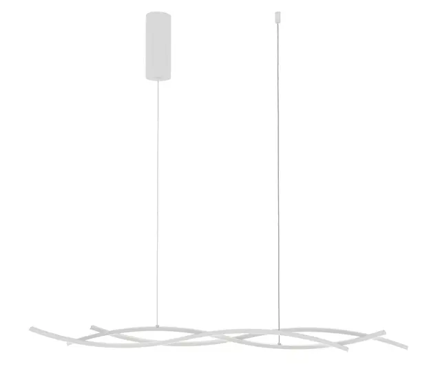 SOSPENSIONE LED FANEUROPE KINETIC BIANCA 40W 5100LM CCT 117 2X6X105CM LED-KINETIC-S COLORI BIANCO NERO ORO