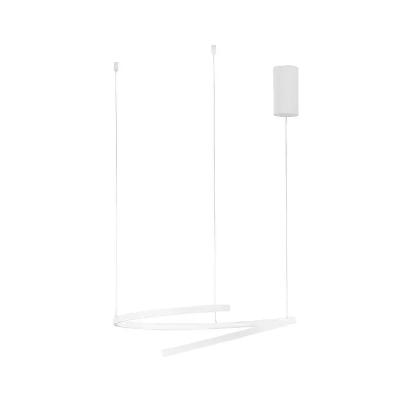 Sospensione LED MOMA in metallo verniciato bianco CCT LED-MOMA-S60-BCO