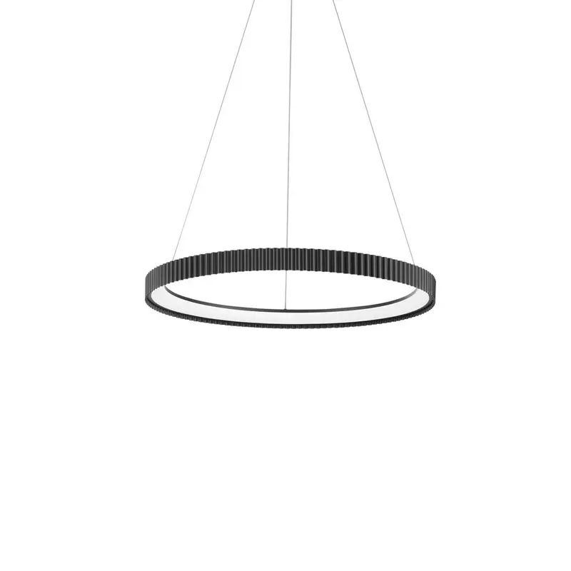 Sospensione LED NIKE nera in metallo CCT 685cm. LED-NIKE-S70-NER