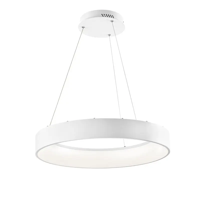 Sospensione LED NOAH bianca in alluminio CCT 60 cm. Faneurope LED-NOAH-S60-BCO