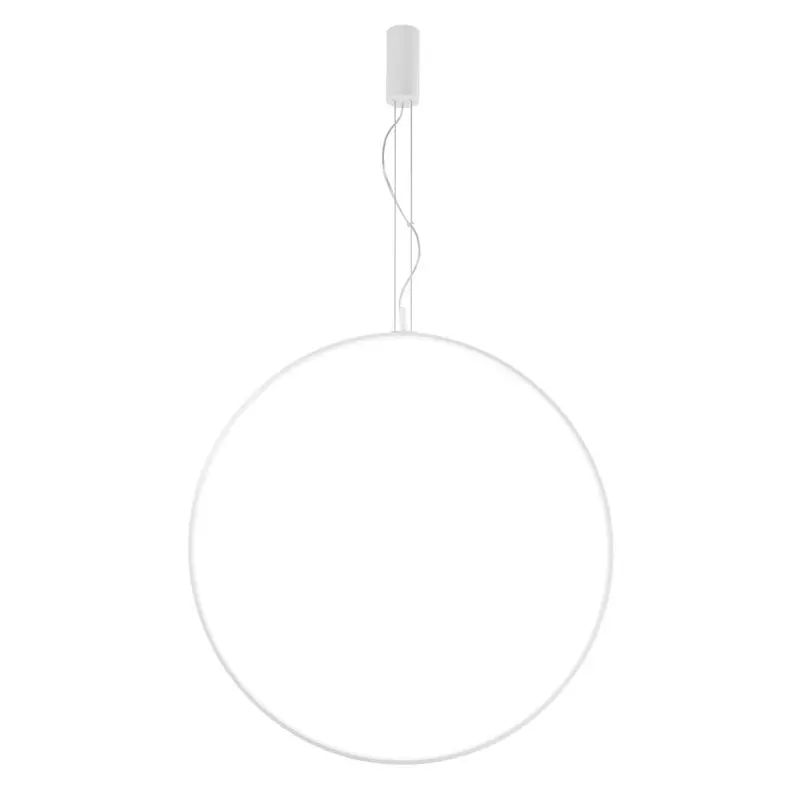 Sospensione LED TOORX in alluminio bianco CCT 100 cm. LED-TOORX-S100-BCO