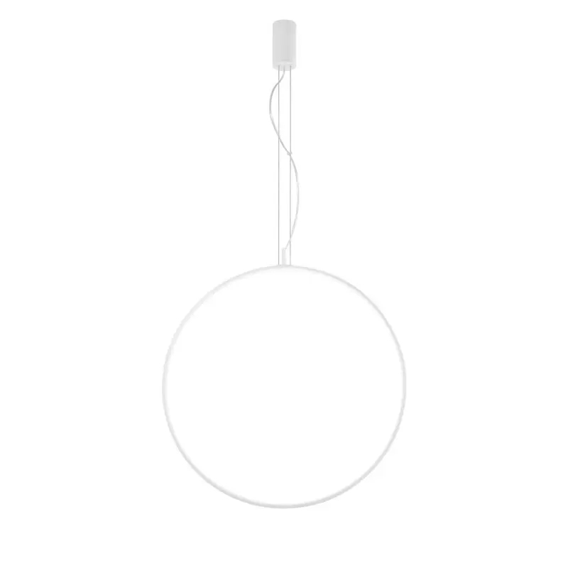Sospensione LED TOORX in alluminio bianco CCT 80 cm. LED-TOORX-S80-BCO