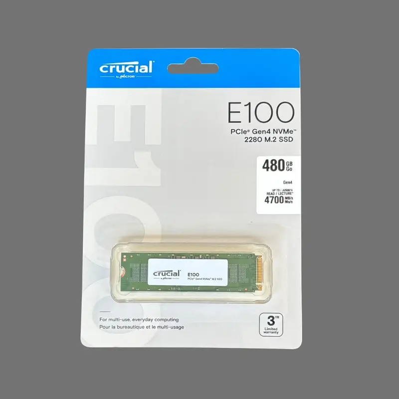 SSD INTERNO SATA M.2 480GB NVME CRUCIAL PN