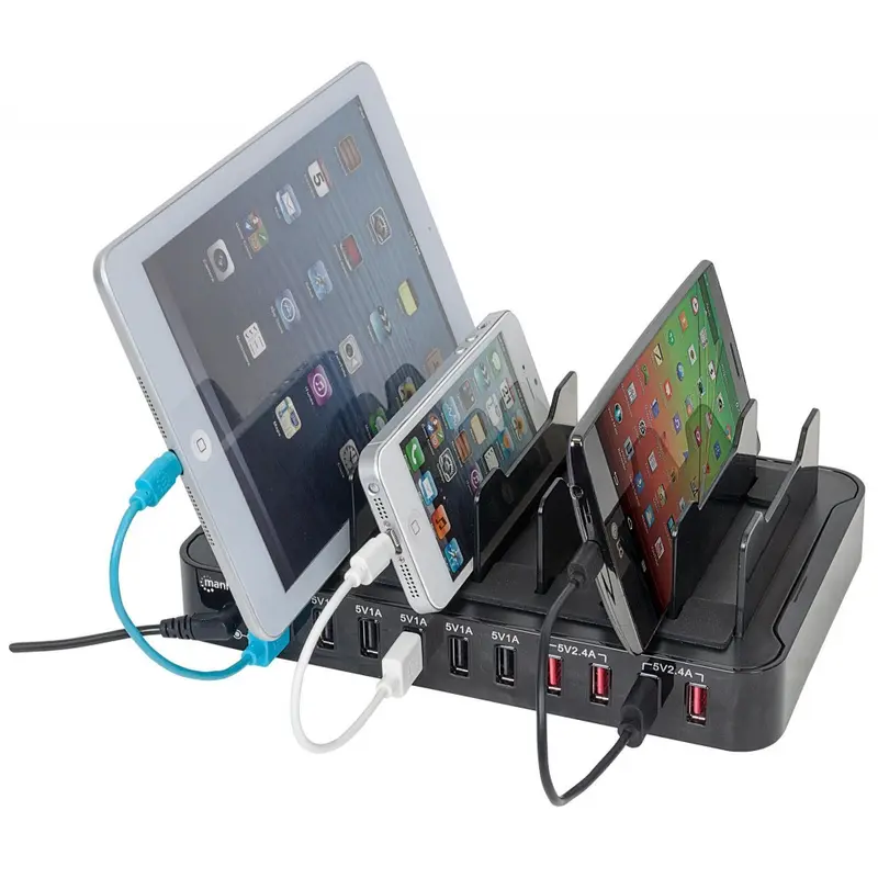 Stazione carica 10p smart & qc 2.0