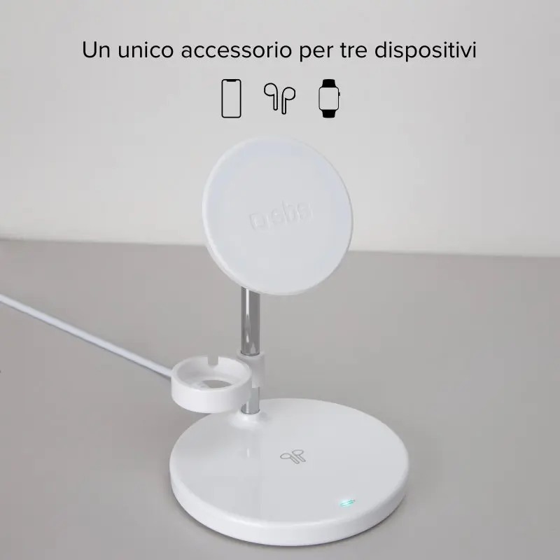 Stazione di ricarica wireless verticale 3 in 1 SBS